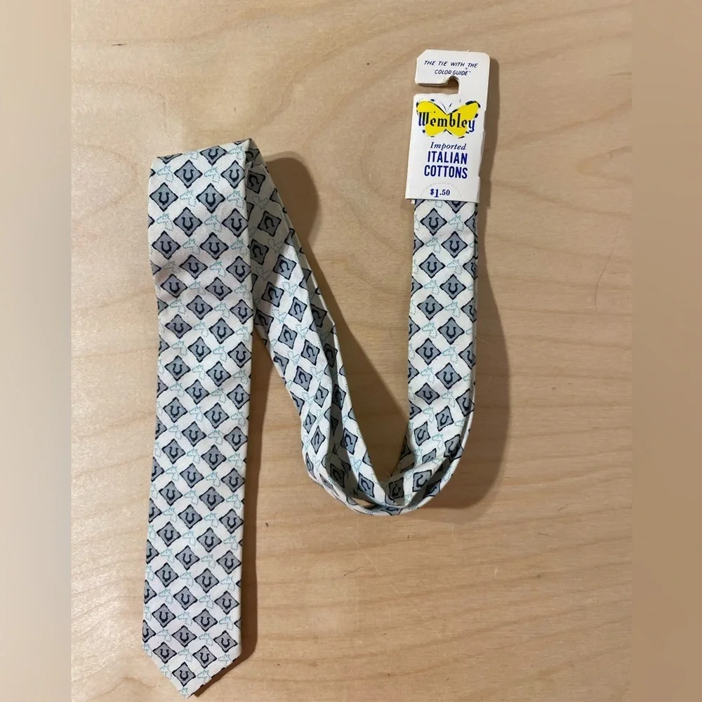 Vintage Wembley  Imported Italian Cotton Tie (CI)